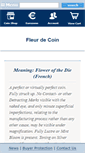 Mobile Screenshot of fleur-de-coin.com